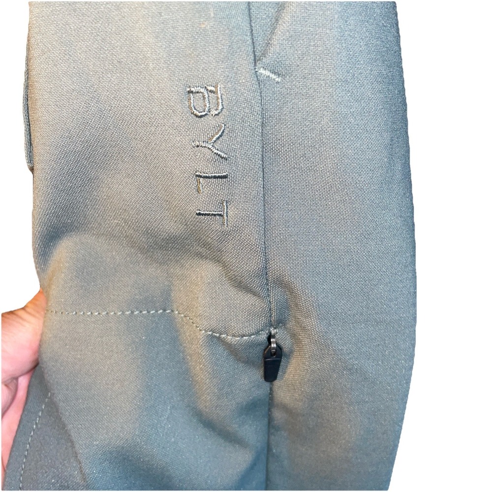 BYLT Everyday Pants 2.0 Premium Performance Stretch Women's Large Green Logo - Picture 3 of 6